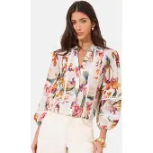 Lipsy Bluse grøn / oliven / fuchsia / hvid