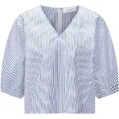 Rich & royal Bluse blå / brun