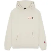 AND1 Sweatshirt 'Core Retro' ecru / lysegrå / rød / hvid