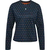 Hummel Funktionsbluse mørkeblå / lysebrun