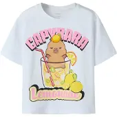 Name It Kids Bluser & t-shirts 'NKFAbina Capybara' blandingsfarvet / hvid