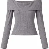 Brave Soul Shirts grå-meleret