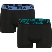 FILA Boksershorts turkis / lyseblå / sort