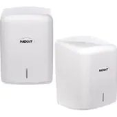 Usorteret NEXXT papirhåndklæde-dispenser Economy T2 hvid