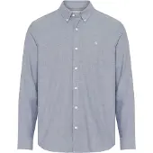 Calvin Klein Skjorte 'Solid Classic Button-down' blå-meleret