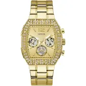 GUESS Analogt ur 'Phoenix Quantum' guld / transparent