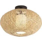 QAZQA Japandi loftslampe bambus 42 cm IP44 - Moana
