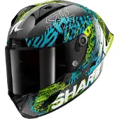 Shark Aeron Gp Fim Racing #2 Speed-vib Ece Fullface-hjelm