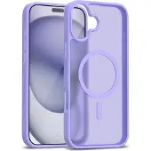 Crong Hybrid Matte Magnetic - MagSafe iPhone 17 Case (Lavender)
