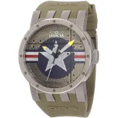 Invicta Herreur 11648 DNA Grøn/Gummi Ø46 mm
