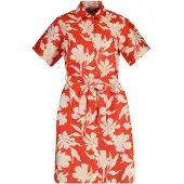 Gant 4503511 Linen Kortærmet Kort Kjole