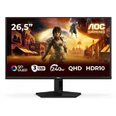 AOC G4 Q27G41ZDF computer monitor 67.3 cm (26.5") 2560 x 1440 pixels Quad HD QD-OLED Black, Red