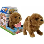 Lean Sport Interactive Battery Dog Brown Walks Moves Tail Sound (7347)