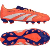 Adidas Predator League MG Coral Blaze - Orange/Hvid/Orange Børn - Multi Ground (MG), størrelse 38