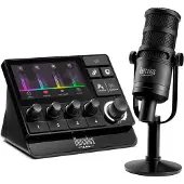 Hercules Stream Essentials Kit, Bordmikrofon, Envejs/kardioid, 50 - 18000 Hz, -56 dB, 350 ohm (O), 79 x 207 x 53 mm