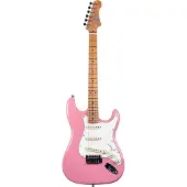 JET Guitars JS-300 Roasted Maple Burgundy Pink