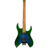 Spira Guitars S-500 Headless Green Burst