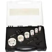 Makita Grąžtas HSS Bi-Metal gręžimo karūnų komplektas 9-dydžiai D-47123