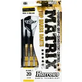 Harrows Darts Matrix, Stålspets, Svart, Guld, Orange, Vuxna, mässing, 20 g, 5,7 cm