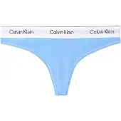 Calvin Klein Underwear String himmelblå / lysegrå / sort / hvid