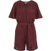We fashion Jumpsuit vinrød