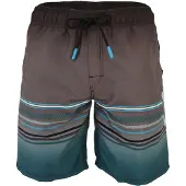 Brunotti Badeshorts 'Cester-Long' blå / grå / sort / hvid