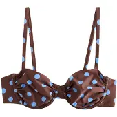 Next Bikinioverdel dueblå / choko