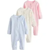 Next Nattøj beige / lyseblå / lys pink / hvid