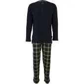 Ceceba Pyjamas lang mørkeblå / oliven / hvid