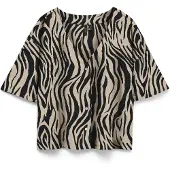 Vero Moda Bluse 'VMJESMILO' taupe / sort