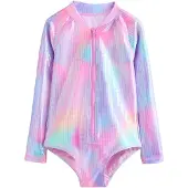 Next Badedragt aqua / gul / lavendel / lys pink