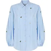 TATUUM Bluse 'Beeloss 1' lyseblå / gul / sort / hvid