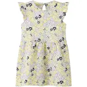 Name it Kjole pastelgul / pastellilla / sort / hvid
