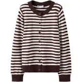 Name it Cardigan brun / hvid