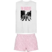 Gisela Pyjamas pink / sort / offwhite