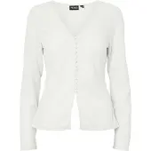 Pieces Cardigan 'PCBaisy' hvid