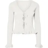 Pieces Cardigan 'PCRagnhild' hvid