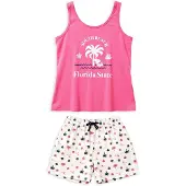 Gisela Pyjamas fuchsia / offwhite