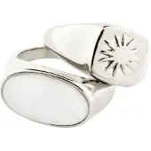 Pilgrim Ring ' Prism ' sølv