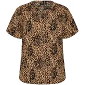 Zizzi Bluse 'Caanni' brun / sort