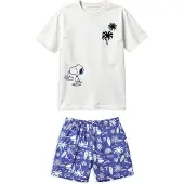 Gisela Snoopy Print Kortærmet Pyjamas