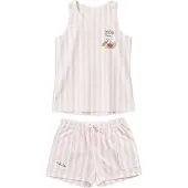 Gisela Pyjamas pink / offwhite