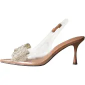 Next Slingpumps 'Forever Comfort' sølv / transparent