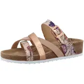 Mustang Pantoletter grøn / lilla / magenta / rosé