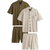 Next Joggingdragt ecru / oliven