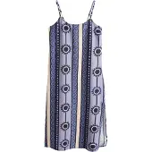 Next Sommerkjole beige / navy / mørkelilla