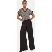 Lipsy Bluse sort / hvid