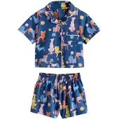 Next Nattøj navy / gul / lilla / mørkeorange