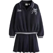 Ted Baker Sæt 'Varsity' lysebeige / navy / hvid