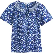 Next Bluse blå / navy / hvid